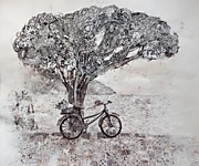 " Наедине с летом" 60х75см, авторская техника, 2023г. " Наедине с летом" 60х75см, авторская техника, 2023г.